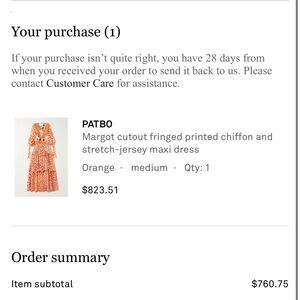 PatBo amazing dress.